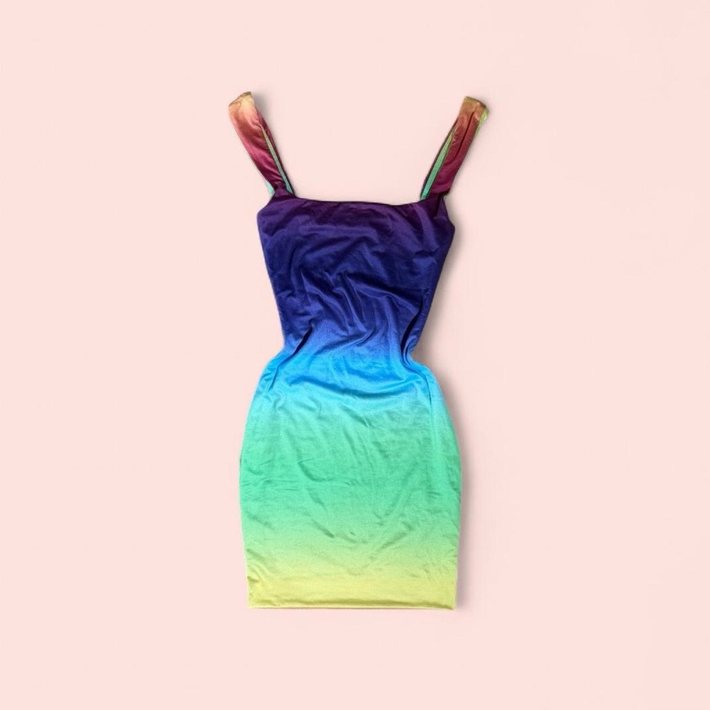 Fashion nova Multicolor Gradient mini Dress
